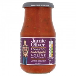 Sos z bakłażanem i oliwkami 400g Jamie Oliver - kup online w sklepie AMUS.PL