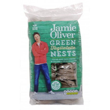 Makaron Tagliatelle Zielone 500g Jamie Oliver - zamów teraz online w sklepie AMUS.PL