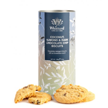 Ciastka Kokos, Migdał & Gorzka Czekolada 150g Whittard