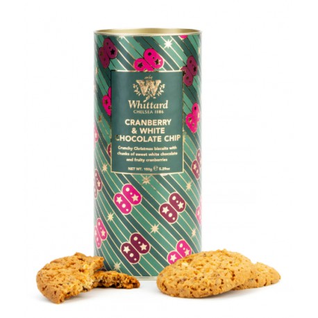Ciastka z Żurawiną i Białą Czekoladą XMAS2024 150g Whittard