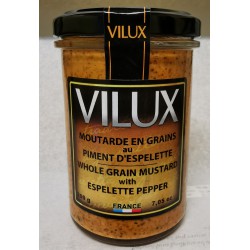 Musztarda Ostra z Papryką Espelette 200g Vilux
